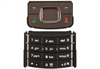 Nokia 6500 Slide Knappsats Set Latin - Brun